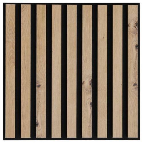 Xora Akustikpaneel , Eiche Artisan , Textil, Holzwerkstoff , 40x40x1.8 cm , Tapeten & Wandverkleidungen, Akustikpaneele