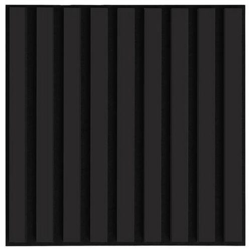 Xora Akustikpaneel , Schwarz , Textil, Holzwerkstoff , 40x1.8x40 cm , Tapeten & Wandverkleidungen, Akustikpaneele