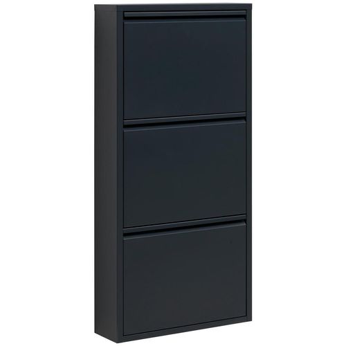 Carryhome Schuhkipper , Anthrazit , Metall , 50x103.5x15 cm , Typenauswahl , Garderobe, Schuhaufbewahrung, Schuhkipper