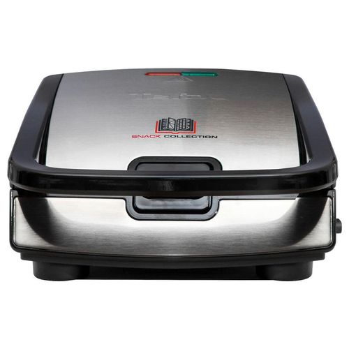 Tefal Waffeleisen , Schwarz, Edelstahl , Kunststoff , 24x12.5x28 cm , Küchengeräte, Waffeleisen