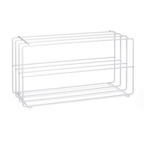 Mid.you Schuhregal , Weiß , Metall , 73x40x28.5 cm , erweiterbar , Garderobe, Schuhaufbewahrung, Schuhregale