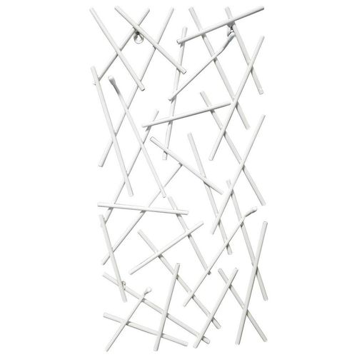 Xxxl Wandgarderobe , Weiß , Metall , Abstraktes , 30x60x5 cm , Garderobe, Garderobenleisten & Garderobenhaken