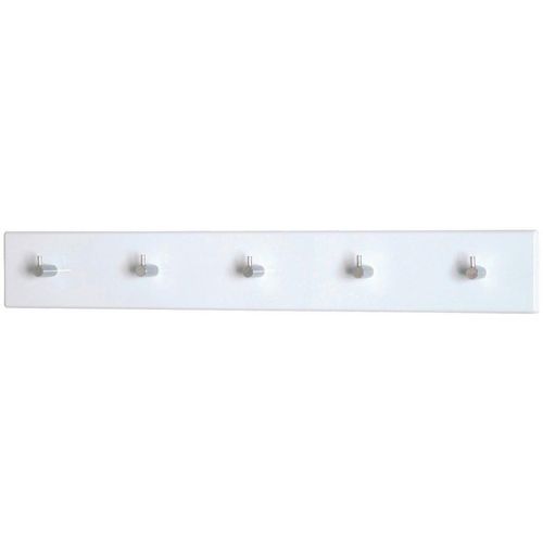 Xxxl Garderobenleiste , Weiß, Chrom , Metall, Holzwerkstoff , 57x8x5 cm , Aufhängemöglichkeit , Garderobe, Garderobenleisten & Garderobenhaken,
