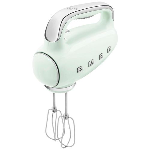 Smeg Handmixer 50'S Style , Chrom, Pastellgrün , Metall, Kunststoff , 22x37.8x22.1 cm , LED-Display , Küchengeräte, Mixer