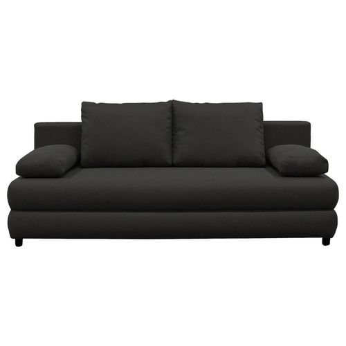 P & B Schlafsofa , Anthrazit , Textil , 2-Sitzer , Füllung: Schaumstoff , 200x88x87 cm , Kinder- & Jugendzimmer, Jugendmöbel, Jugendsofas