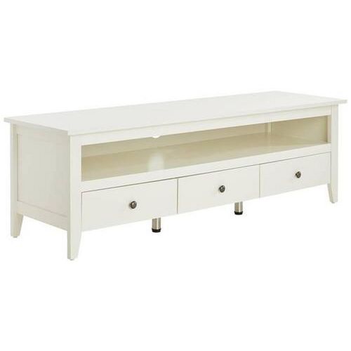 Carryhome Lowboard , Weiß , Metall , 3 Schubladen , 160x50x49 cm , Beimöbel erhältlich , Wohnzimmer, Wohnwände, Lowboards