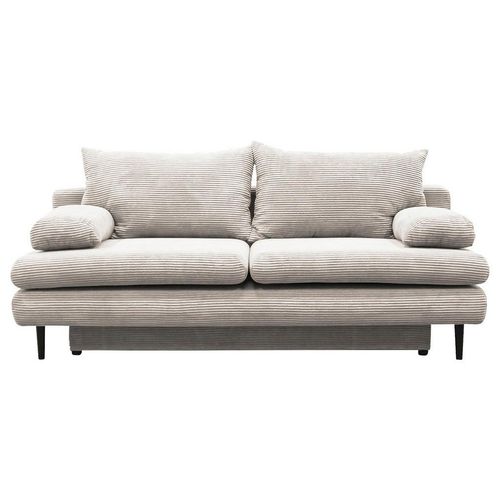 P & B Schlafsofa , Beige , Textil , 2-Sitzer , Füllung: Schaumstoff , 202x85x99 cm , Kinder- & Jugendzimmer, Jugendmöbel, Jugendsofas