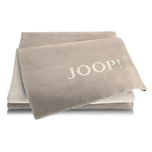 Joop! Wohndecke Melange Doubleface , Beige, Natur , Textil , Uni , 150x200 cm , Made in Germany , Double face, Kettelrand , Wohntextilien, Decken,