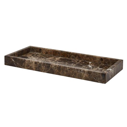 Aquanova Tablett Hammam , Braun , Stein , 15x3x35 cm , Tischkultur & Servieren, Tabletts