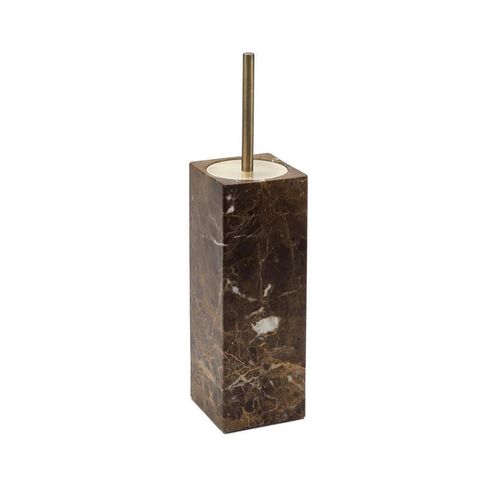 Aquanova Wc-Bürstenhalter Hammam , Braun , Stein , 9.5x25x9.5 cm , Badaccessoires, WC Zubehör, WC Bürsten