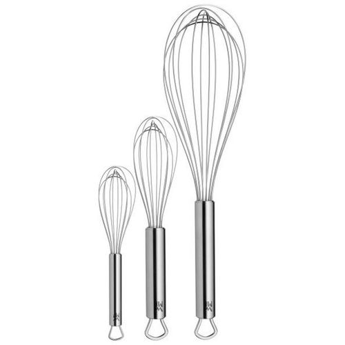 WMF Schneebesen-Set Profi Plus , Silber , Metall , 3-teilig , Kochen, Küchenhelfer, Schneebesen