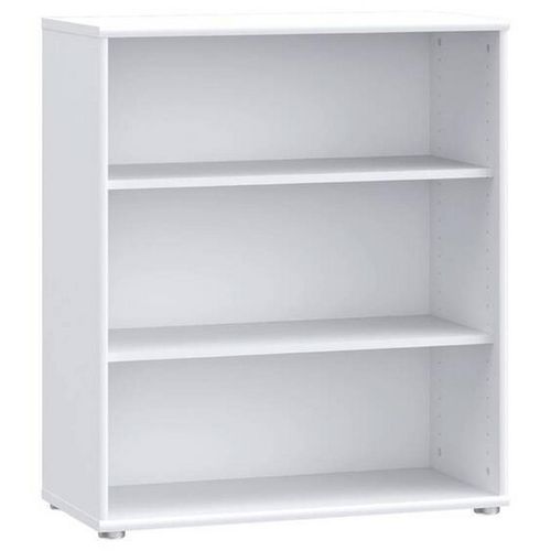 Regal , Weiß , Holzwerkstoff , 2 Fächer , 73.7x85.5x34.8 cm , Typenauswahl, Beimöbel erhältlich, stehend , Wohnzimmer, Regale, Bücherregale
