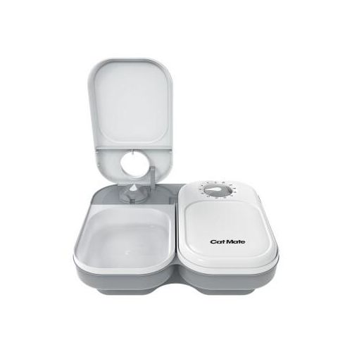 Cat Mate Futterautomat mit Timer für zwei Mahlzeiten (C200)