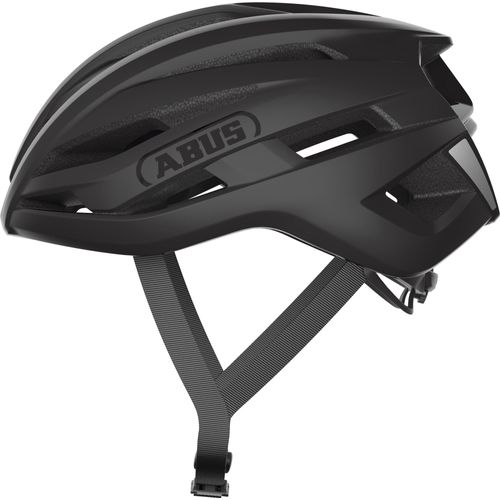 ABUS Rennradhelm StormChaser ACE - leichter Fahrradhelm für Radrennen, Gravelbike-Touren und Cyclocross - für Damen und Herren - Größe S, Schwarz
