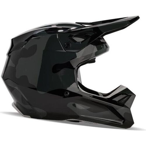 Fox Kinder V1 Bnkr Helm [Blk Cam]