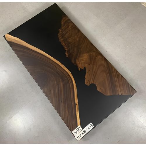 Esstisch River Table Echtes Holz Flusstisch Massiv Epoxidharz Tische 150x80 Neu
