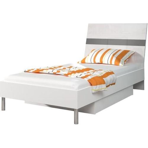 Betten Kinderbett Kinderzimmer Bett Kinderbett Möbel Holz Grau Hochglanz Neu