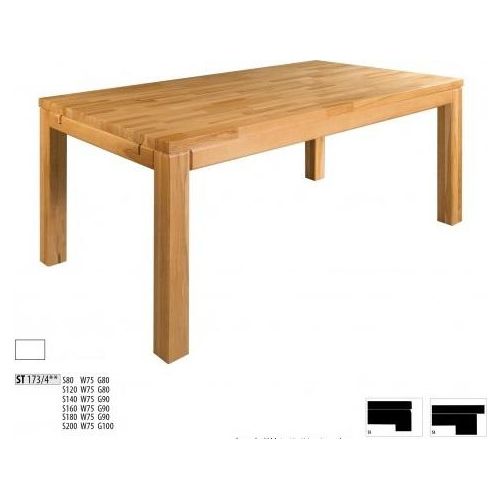 Tisch Esstisch Massive Möbel Esszimmer 200x100cm Echtes Holz Vollholz Neu Tische
