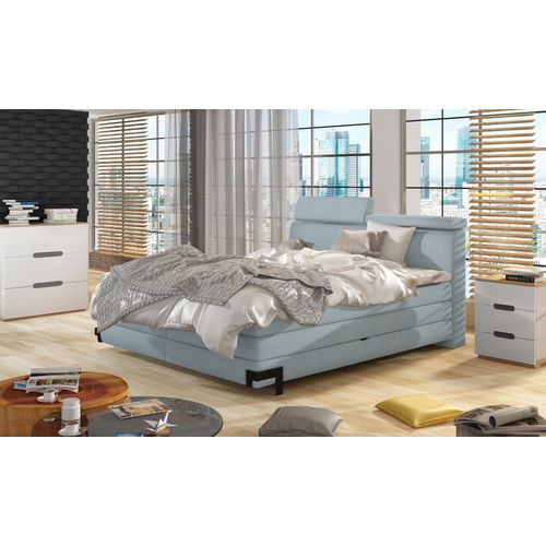 Designer Bett Schlafzimmer Betten Textil Hotel Luxus Polster Boxspringbett Möbel