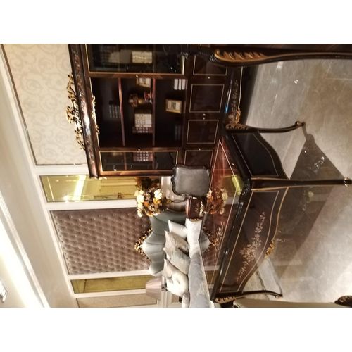 Schreibtisch Büro Tisch Klassischer Design Office Tische Barock Rokoko Holz Neu