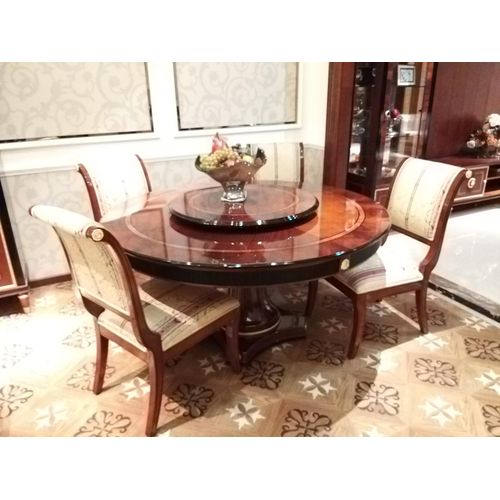 Runder Esszimmer Rund Tisch Holz Tische Runde Klassische Barock Rokoko Möbel Neu