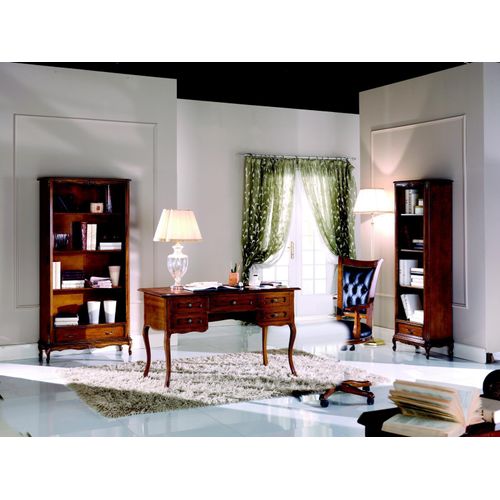 Italienische Klassisches Holz Möbel Luxus Schreibtisch Büromöbel Stil Barock Neu