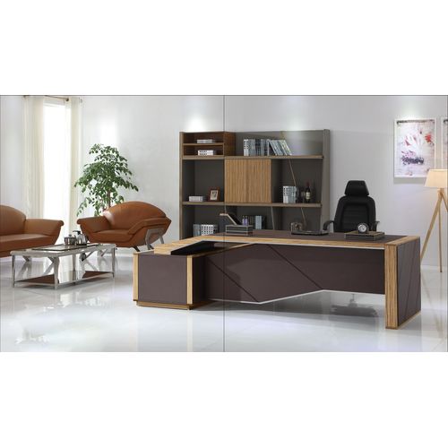 Designer Büro Arbeit Zimmer Sessel Tisch Komplett Set Möbel 2tlg. Schreibtisch