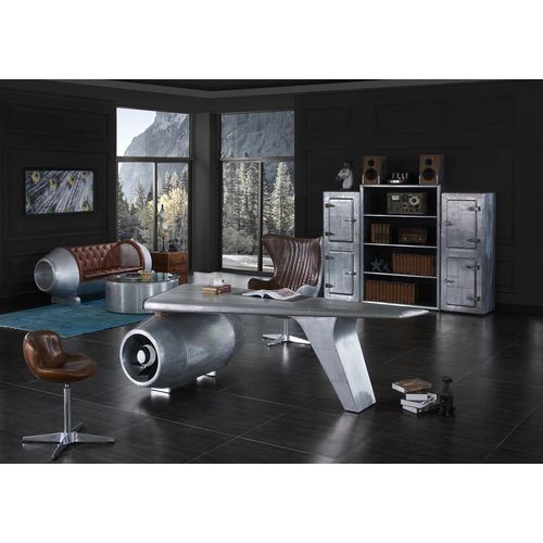 Flugzeug Flügel Schreibtisch Bürotisch Tisch Aviator Design Luxus Möbel Tische