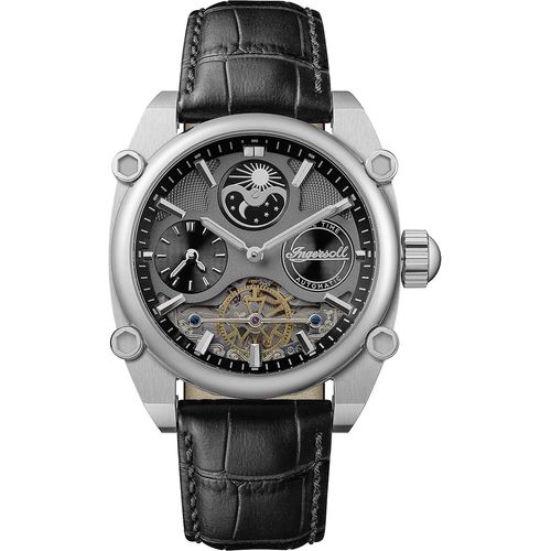 Ingersoll I15402 Herrenuhr Varsity Dual Time Automatik 45mm 5ATM