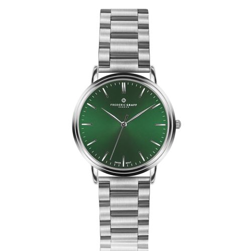 Frederic Graff Herren Quarzuhr SWISS silber
