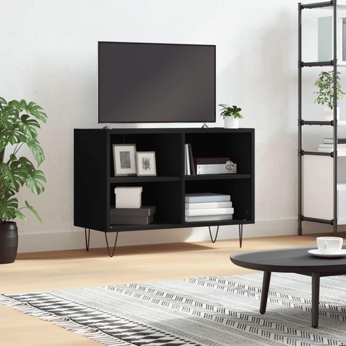 Tv-Schrank 69,5X30X50 Cm Holzwerkstoff | Farbe: Schwarz