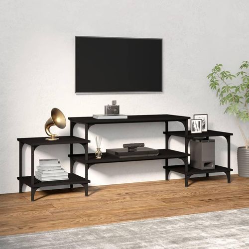 Tv-Schrank 197X35X52 Cm Holzwerkstoff | Breite: 157 cm | Farbe: Schwarz