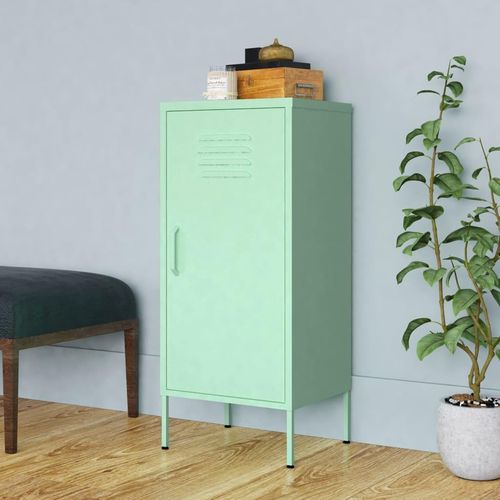Lagerschrank 42,5X35X101,5 Cm Stahl | Farbe: Mintgrün