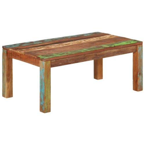 Couchtisch Massivholz Akazie | Größe: 100 x 55 x 40 cm | Material: recyceltes Massivholz