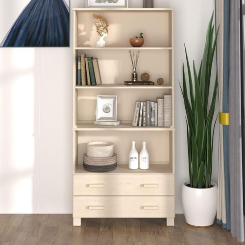Highboard Hamar Massivholz Kiefer | Farbe: Honigbraun