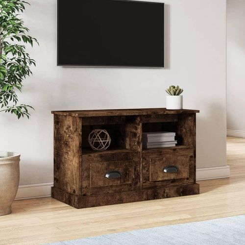 Tv-Schrank Holzwerkstoff | Farbe: Räuchereiche