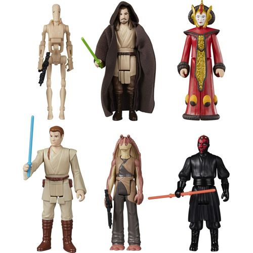 Star Wars Episode I Retro Collection Actionfiguren The Phantom Menace Multipack 10 cm
