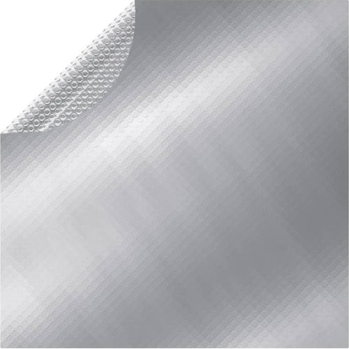 Poolabdeckung Silbern 455 cm PE