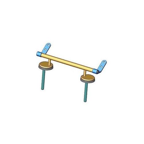 Haro Spezialscharnier 405058 S2502, Edelstahl, Drehpunkthöhe 33mm