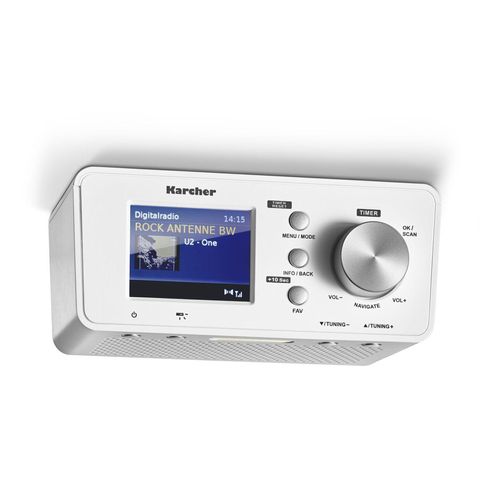 RA 2035D Unterbauradio mit DAB+ / UKW-Radio (je 20 Senderspeicher) & Bluetooth