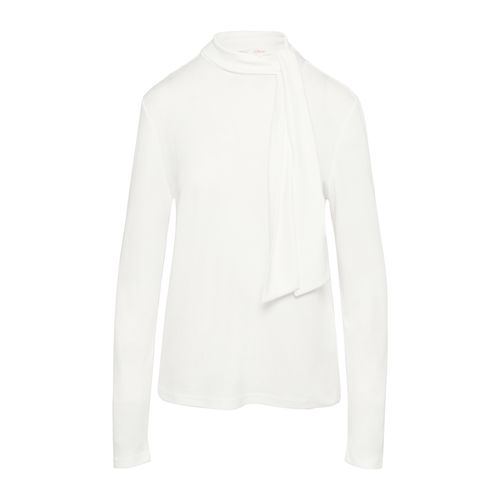 s.Oliver Langarmshirt, mit dekorativer Schleife