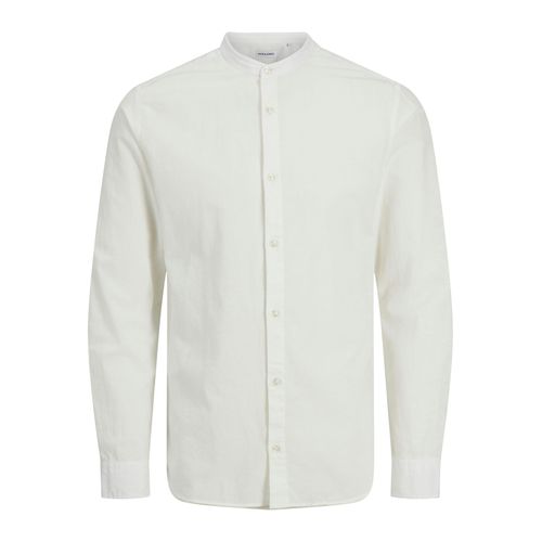 Jack & Jones Langarmhemd »JJEBREEZE BAND SHIRT LS SN«, mit Bandkragen