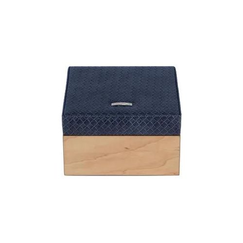 Windrose Schmuckkästchen Wood 803929 flechtoptik blau