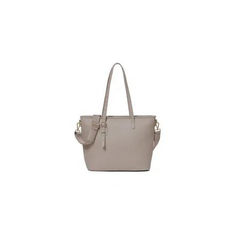 Seidenfelt Manufaktur Shopper Heby smooth taupe/gold