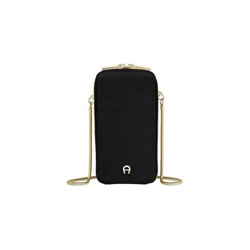 AIGNER Umhängetasche Handytasche mit Kette schwarz