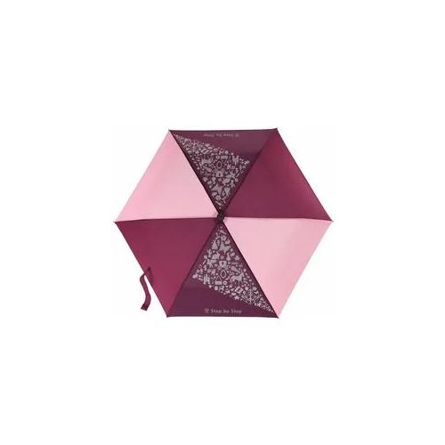 Step by Step Taschenschirm Magic Rain Effect berry