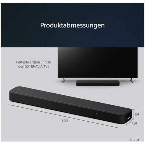Sony HT-S2000 - Soundbar - für TV - 3.1-Kanal