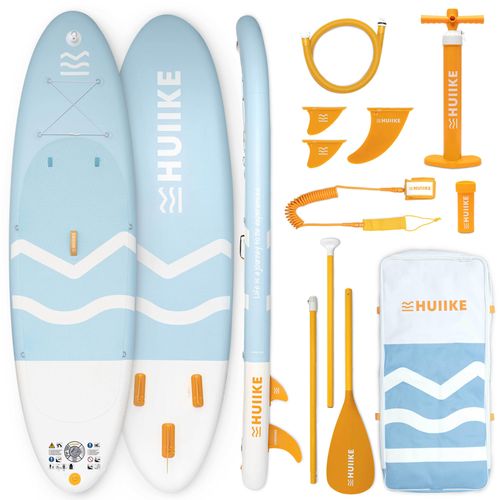 Stand Up Paddling Board Hochwertigem Zubehör - HUIIKE | Sup Board Aufblasbar Blau, Stand Up Paddle Board