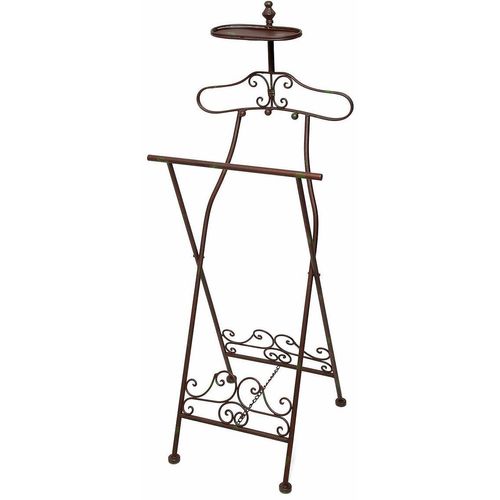 Herrendiener AMBIENTE HAUS, braun (antikbraun), B:45cm H:120cm T:41cm, Herrendiener