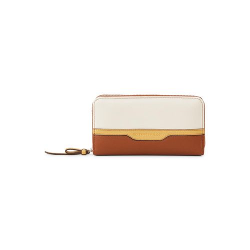 TOM TAILOR Damen TTJULE Portemonnaie mit Colour Blocking, braun, Colour Blocking, Gr. ONESIZE